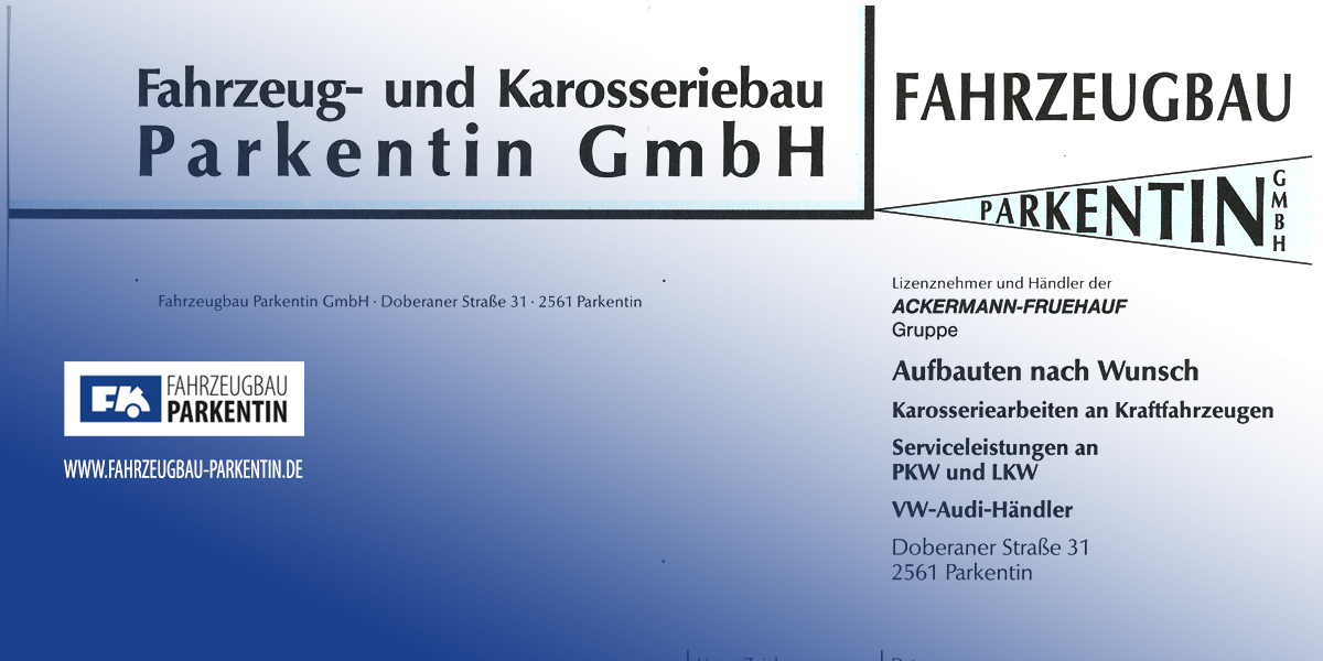 Fahrzeug- und Karosseriebau Parkentin